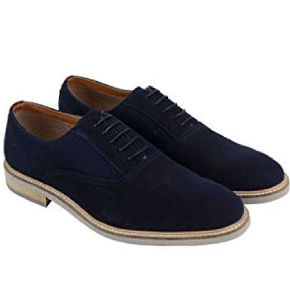 STEVE MADDEN Men's Suede Oxford Dress Shoes